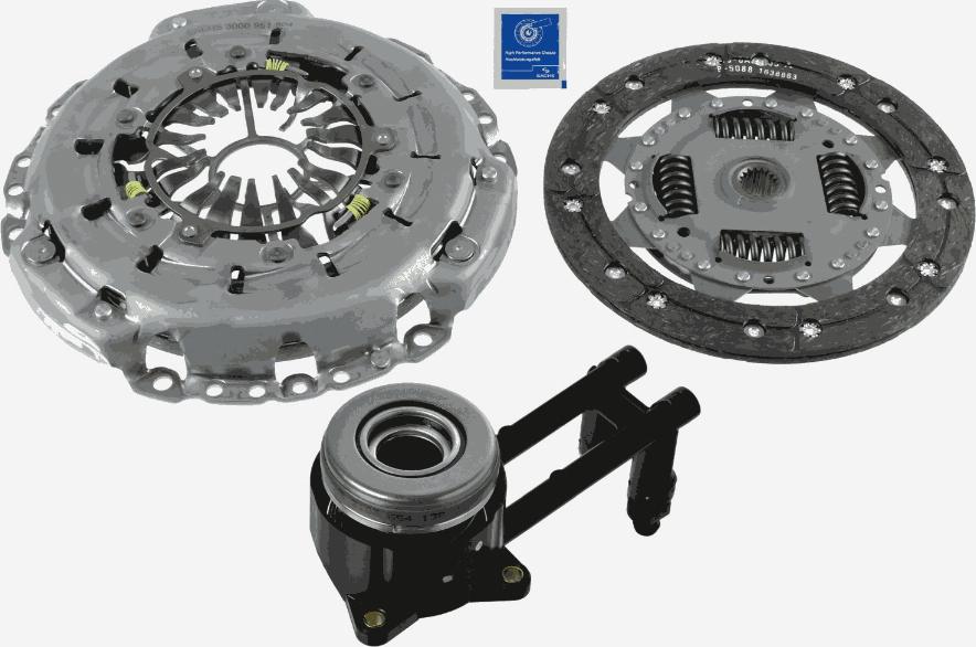 SACHS 3000 990 223 - Комплект сцепления autodnr.net