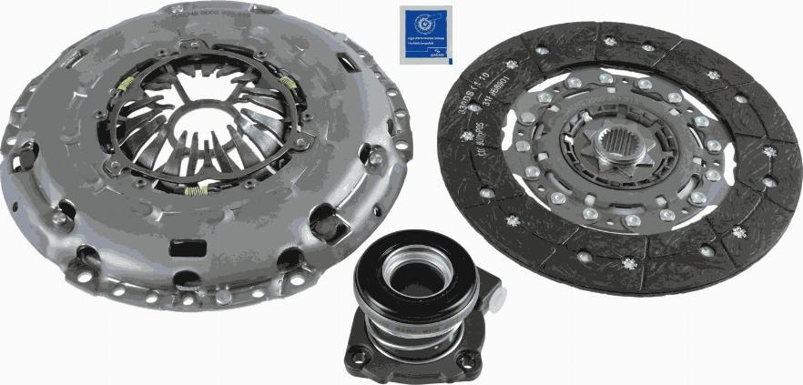 SACHS 3000 990 235 - Комплект сцепления avtokuzovplus.com.ua