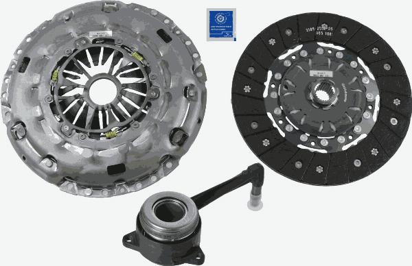 SACHS 3000 990 248 - Комплект зчеплення autocars.com.ua