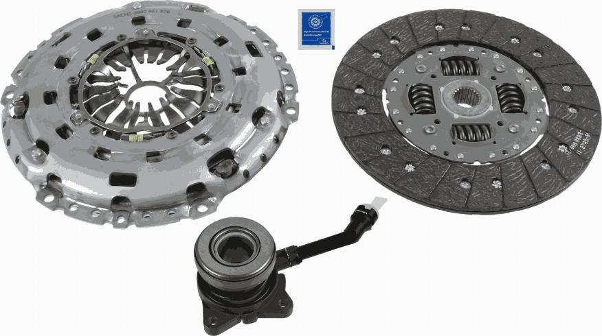 SACHS 3000 990 262 - Комплект зчеплення autocars.com.ua