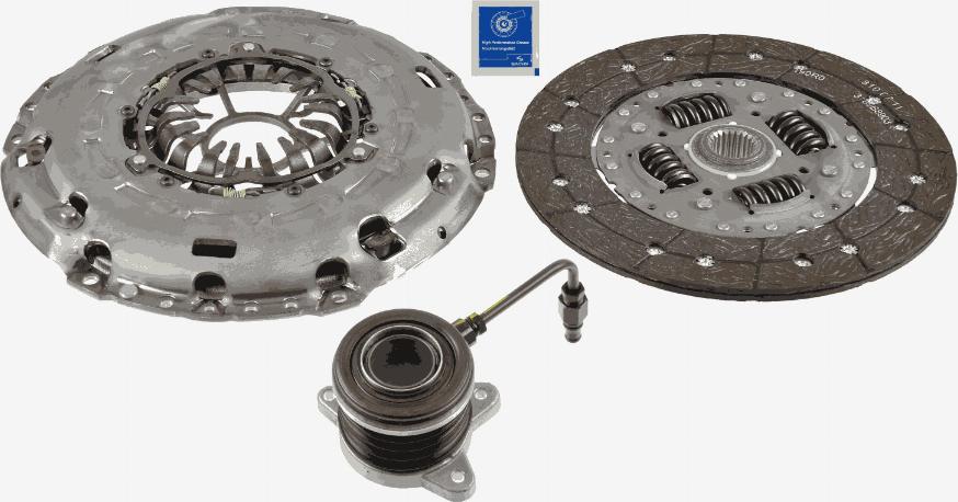 SACHS 3000 990 304 - Комплект сцепления avtokuzovplus.com.ua