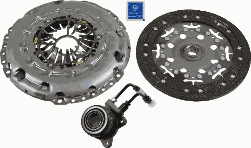 SACHS 3000 990 309 - Комплект зчеплення autocars.com.ua