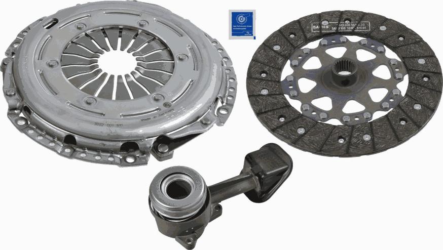 SACHS 3000 990 338 - Комплект зчеплення autocars.com.ua