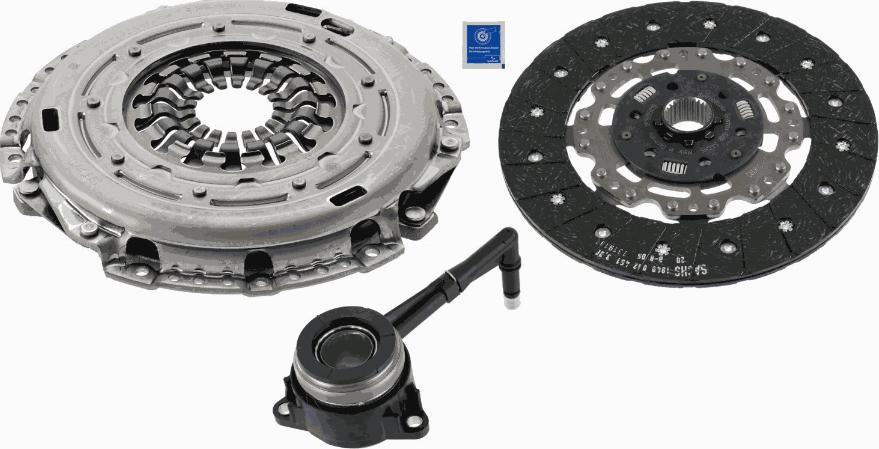 SACHS 3000 990 344 - Комплект зчеплення autocars.com.ua