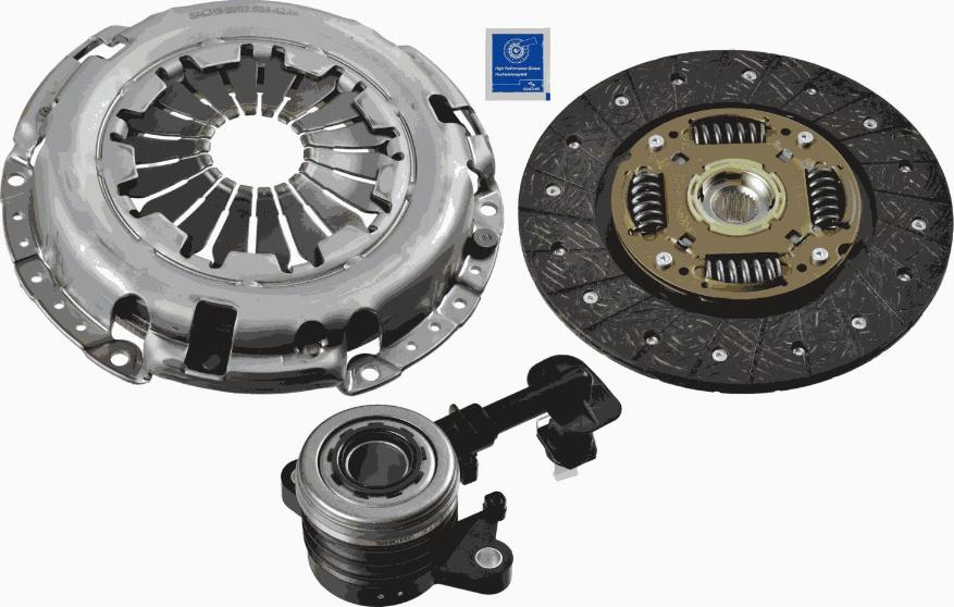 SACHS 3000 990 355 - Комплект сцепления autodnr.net