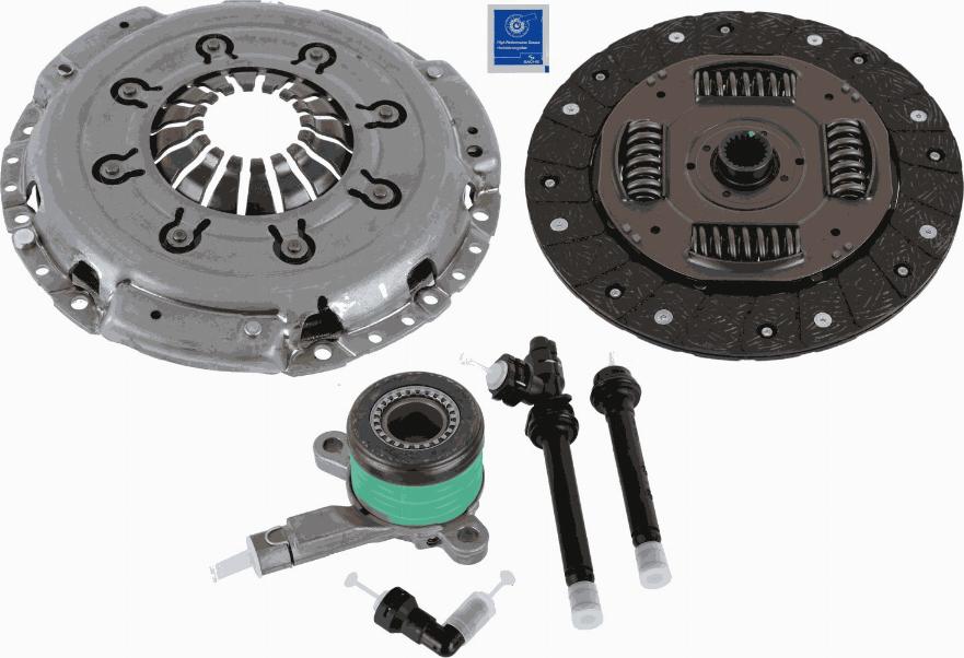 SACHS 3000 990 394 - Комплект сцепления avtokuzovplus.com.ua