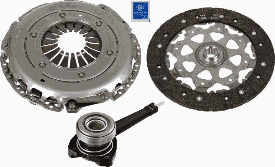 SACHS 3000 990 397 - Комплект зчеплення autocars.com.ua