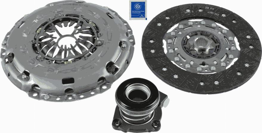 SACHS 3000 990 402 - Комплект зчеплення autocars.com.ua