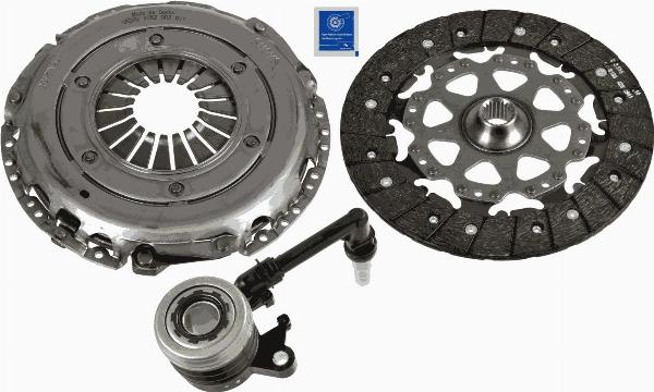 SACHS 3000 990 411 - Комплект зчеплення autocars.com.ua