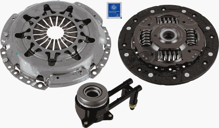 SACHS 3000 990 493 - Комплект сцепления autodnr.net