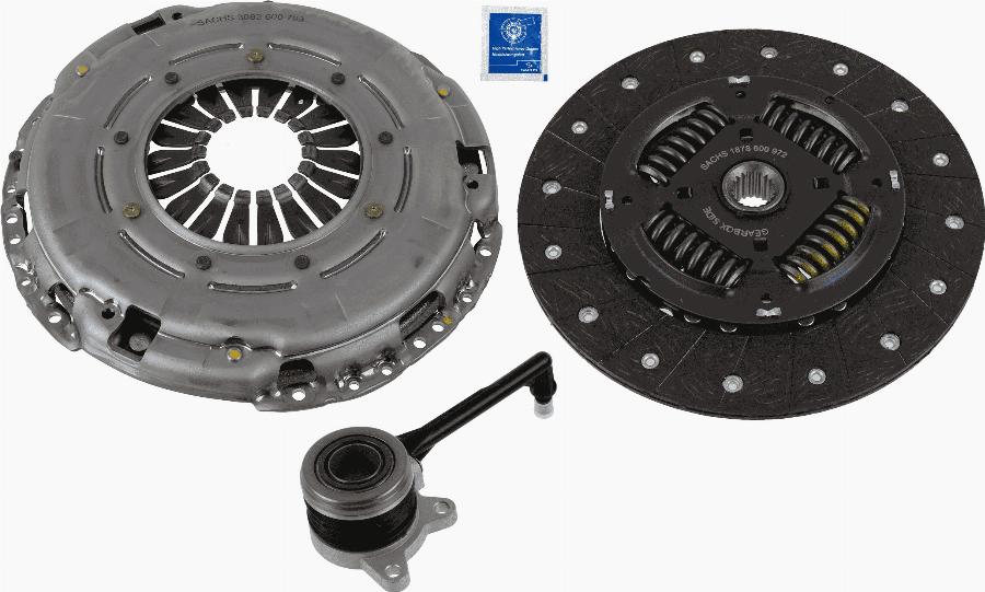 SACHS 3000 990 498 - Комплект зчеплення autocars.com.ua