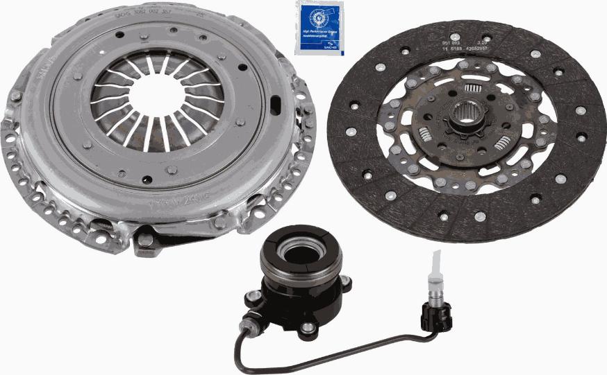 SACHS 3000 990 533 - Комплект сцепления autodnr.net