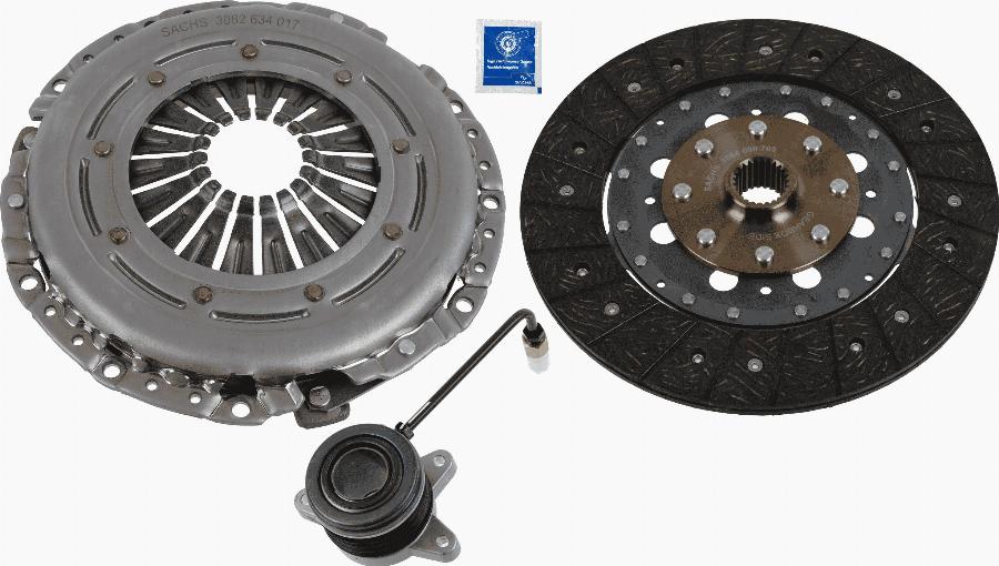 SACHS 3000 990 554 - Комплект сцепления avtokuzovplus.com.ua