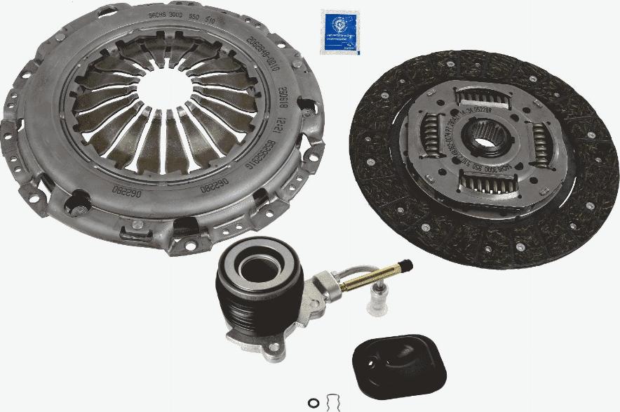 SACHS 3000 990 568 - Комплект зчеплення autocars.com.ua