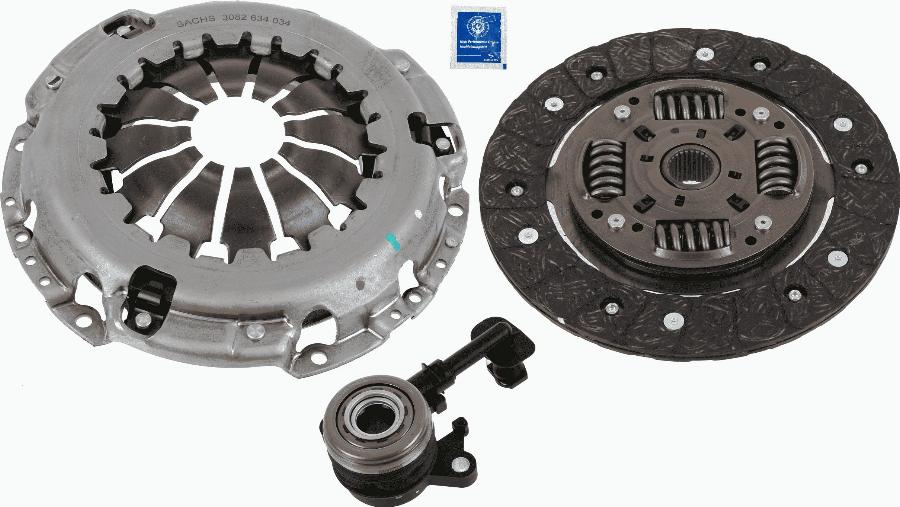 SACHS 3000 990 572 - Комплект зчеплення autocars.com.ua