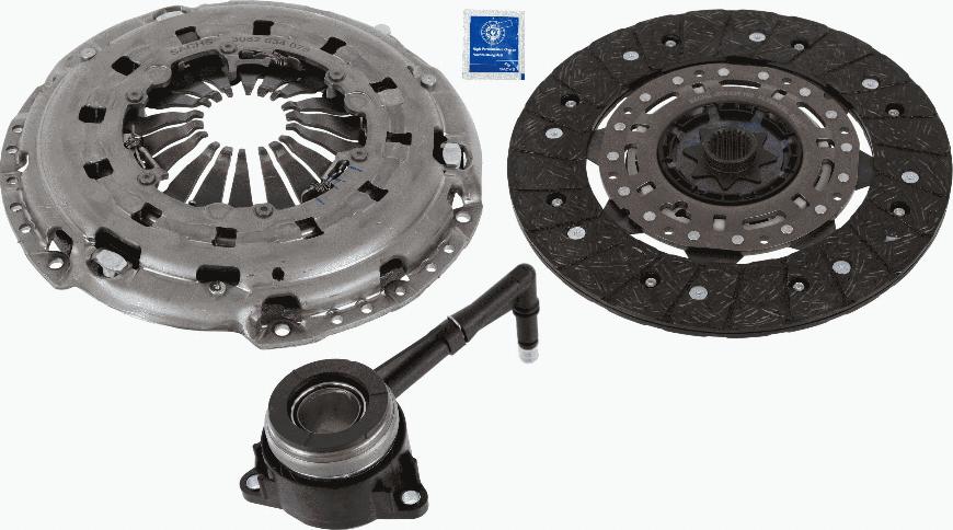 SACHS 3000 990 589 - Комплект сцепления avtokuzovplus.com.ua