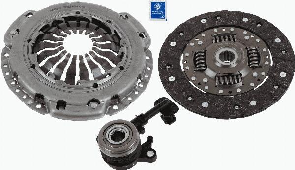 SACHS 3000 990 590 - Комплект зчеплення autocars.com.ua