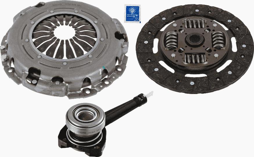 SACHS 3000 990 593 - Комплект сцепления autodnr.net