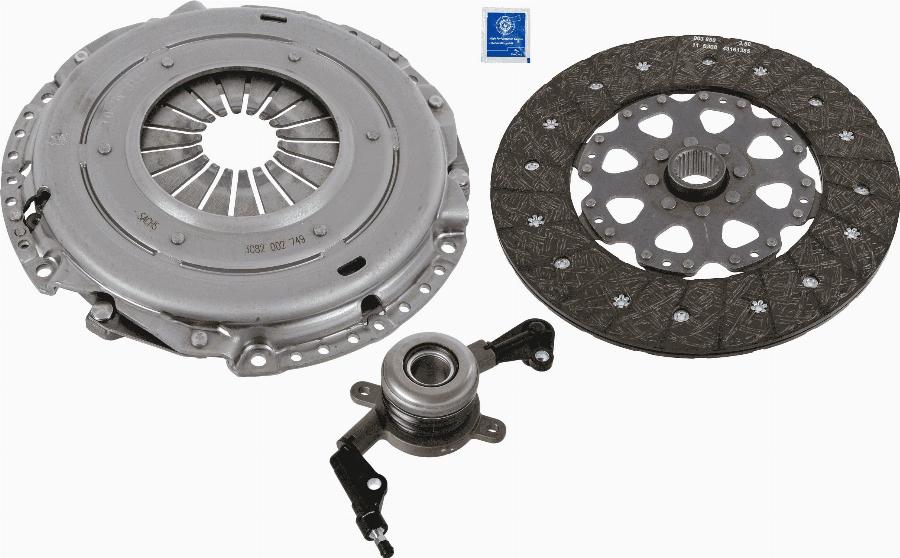 SACHS 3000 990 601 - Комплект зчеплення autocars.com.ua