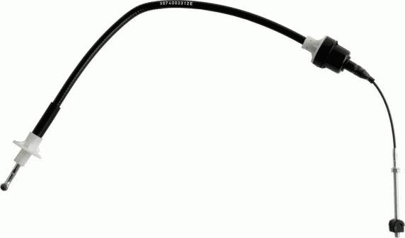 SACHS 3 074 003 312 - Трос, управління зчепленням autocars.com.ua