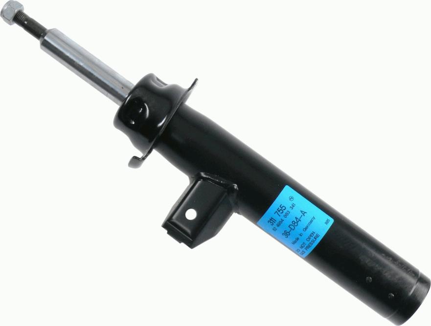 SACHS 311 755 - Амортизатор avtokuzovplus.com.ua