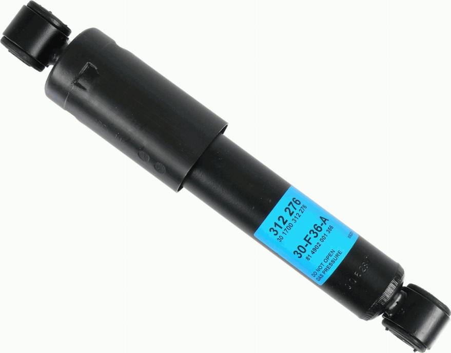 SACHS 312 276 - Амортизатор avtokuzovplus.com.ua