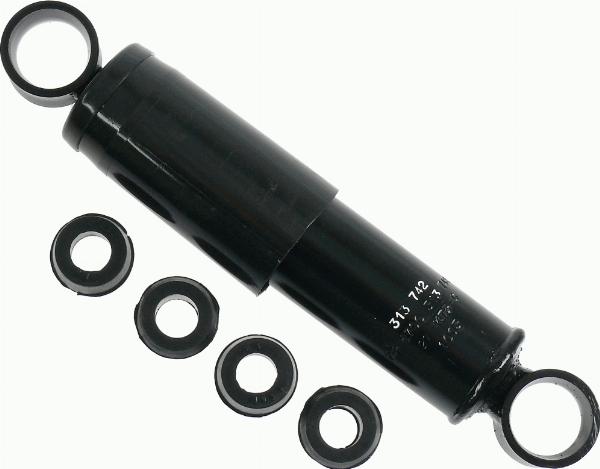 SACHS 313 742 - Гаситель, кріплення кабіни autocars.com.ua