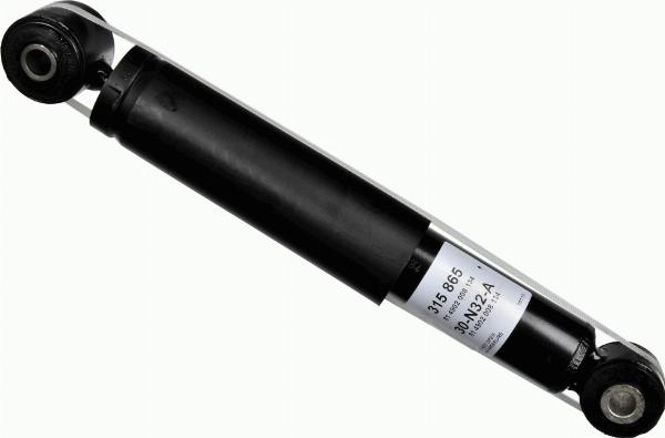 SACHS 315 865 - Амортизатор autocars.com.ua