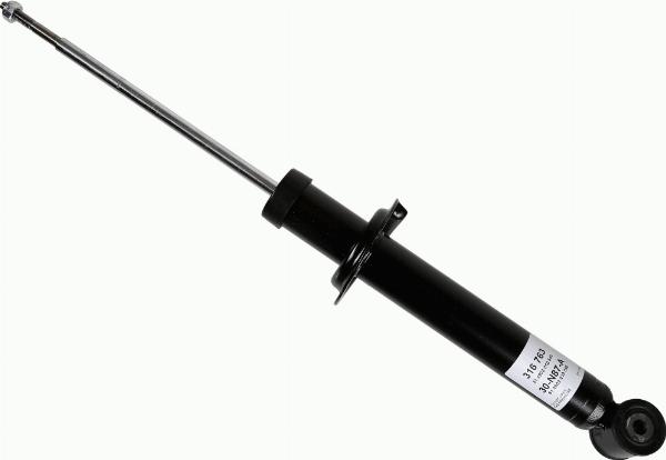 SACHS 316 763 - Амортизатор autocars.com.ua