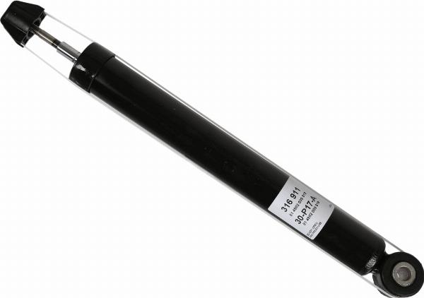 SACHS 316 911 - Амортизатор autocars.com.ua