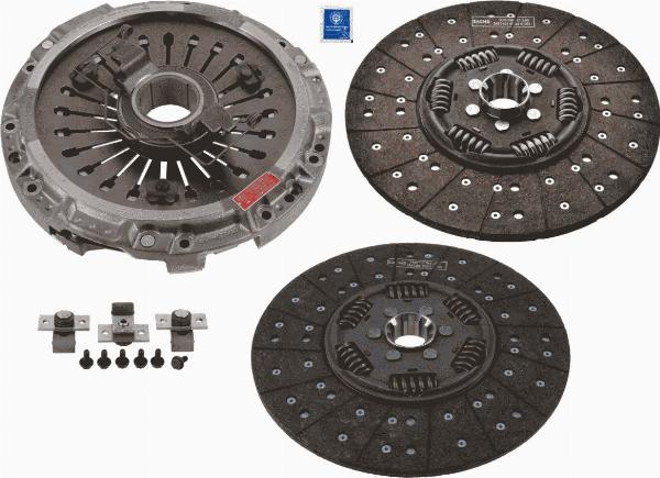 SACHS 3 400 031 033 - Комплект зчеплення autocars.com.ua