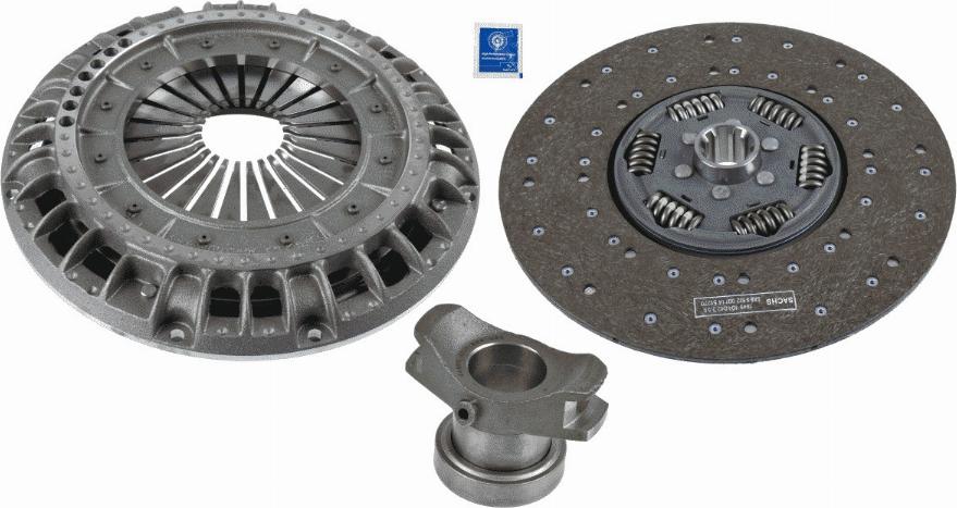 SACHS 3 400 037 032 - Комплект сцепления avtokuzovplus.com.ua