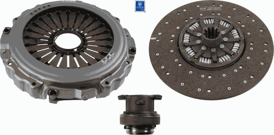 SACHS 3 400 077 071 - Комплект сцепления avtokuzovplus.com.ua