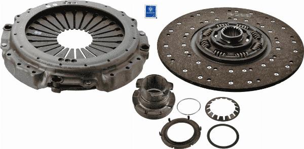 SACHS 3 400 117 101 - Комплект зчеплення autocars.com.ua