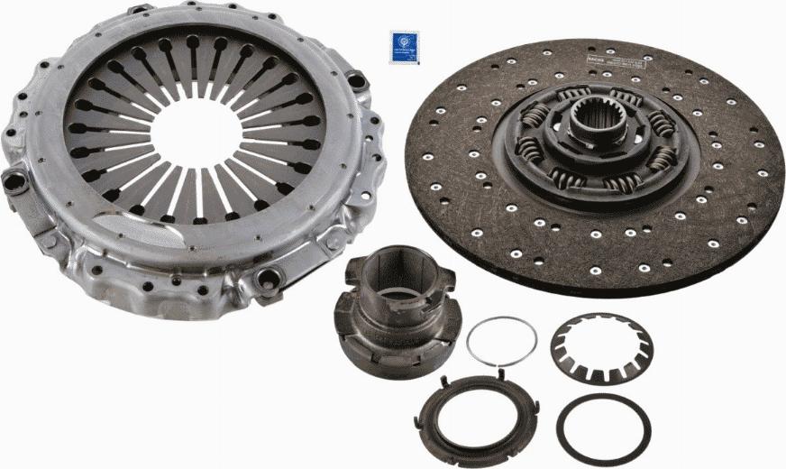 SACHS 3400 117 201 - Комплект сцепления avtokuzovplus.com.ua