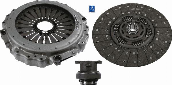 SACHS 3 400 117 801 - Комплект зчеплення autocars.com.ua