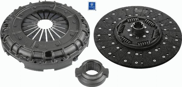 SACHS 3 400 121 001 - Комплект зчеплення autocars.com.ua