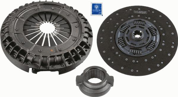 SACHS 3400 121 002 - Комплект зчеплення autocars.com.ua