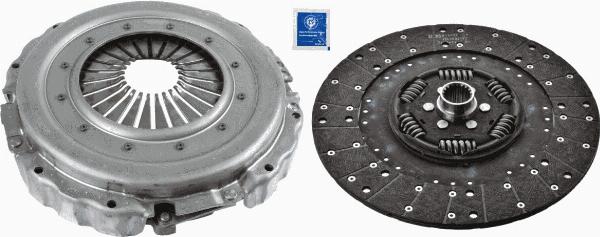 SACHS 3 400 121 201 - Комплект зчеплення autocars.com.ua