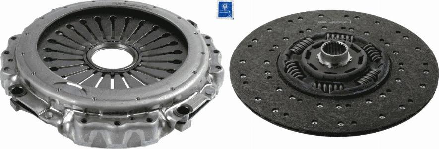 SACHS 3400 122 001 - Комплект сцепления avtokuzovplus.com.ua