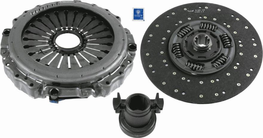 SACHS 3400 122 501 - Комплект сцепления avtokuzovplus.com.ua