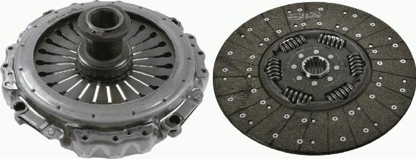 SACHS 3 400 122 801 - Комплект зчеплення autocars.com.ua