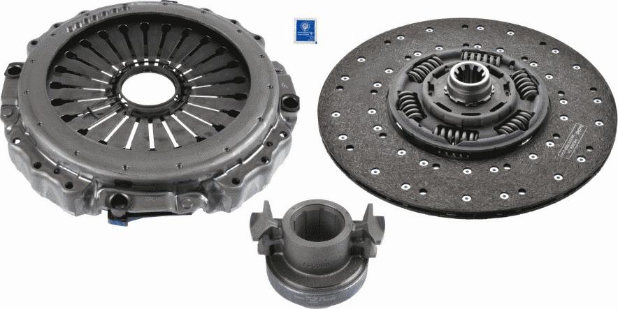 SACHS 3 400 123 001 - Комплект зчеплення autocars.com.ua