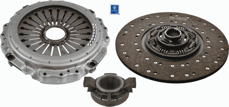 SACHS 3400 123 401 - Комплект зчеплення autocars.com.ua