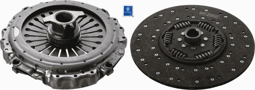 SACHS 3400 123 801 - Комплект зчеплення autocars.com.ua