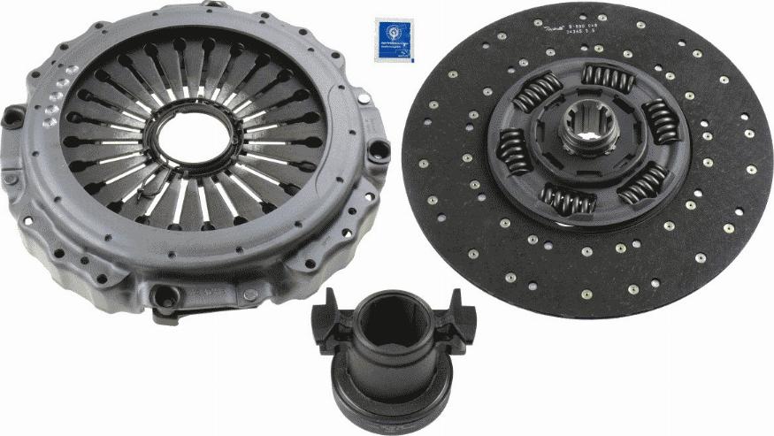 SACHS 3 400 124 001 - Комплект зчеплення autocars.com.ua