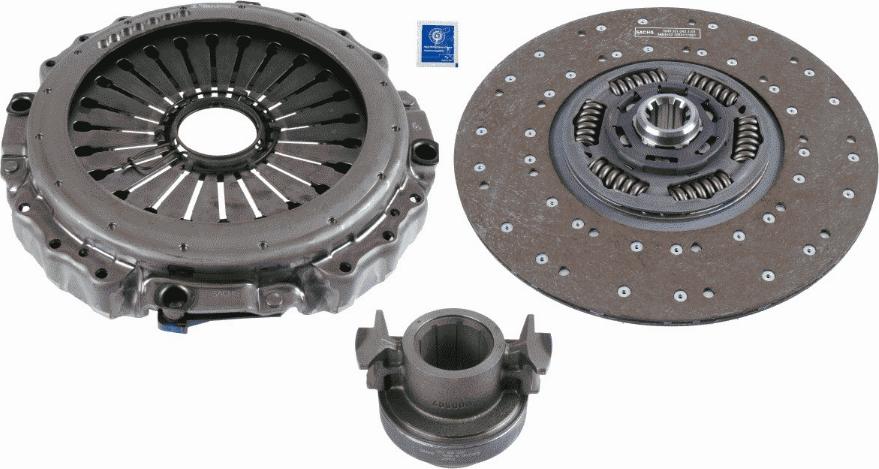 SACHS 3 400 124 101 - Комплект сцепления avtokuzovplus.com.ua