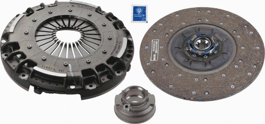 SACHS 3400 124 301 - Комплект зчеплення autocars.com.ua