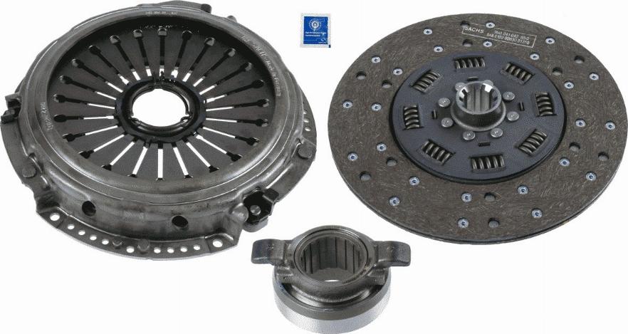 SACHS 3400 125 201 - Комплект зчеплення autocars.com.ua