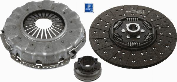 SACHS 3400 125 501 - Комплект зчеплення autocars.com.ua